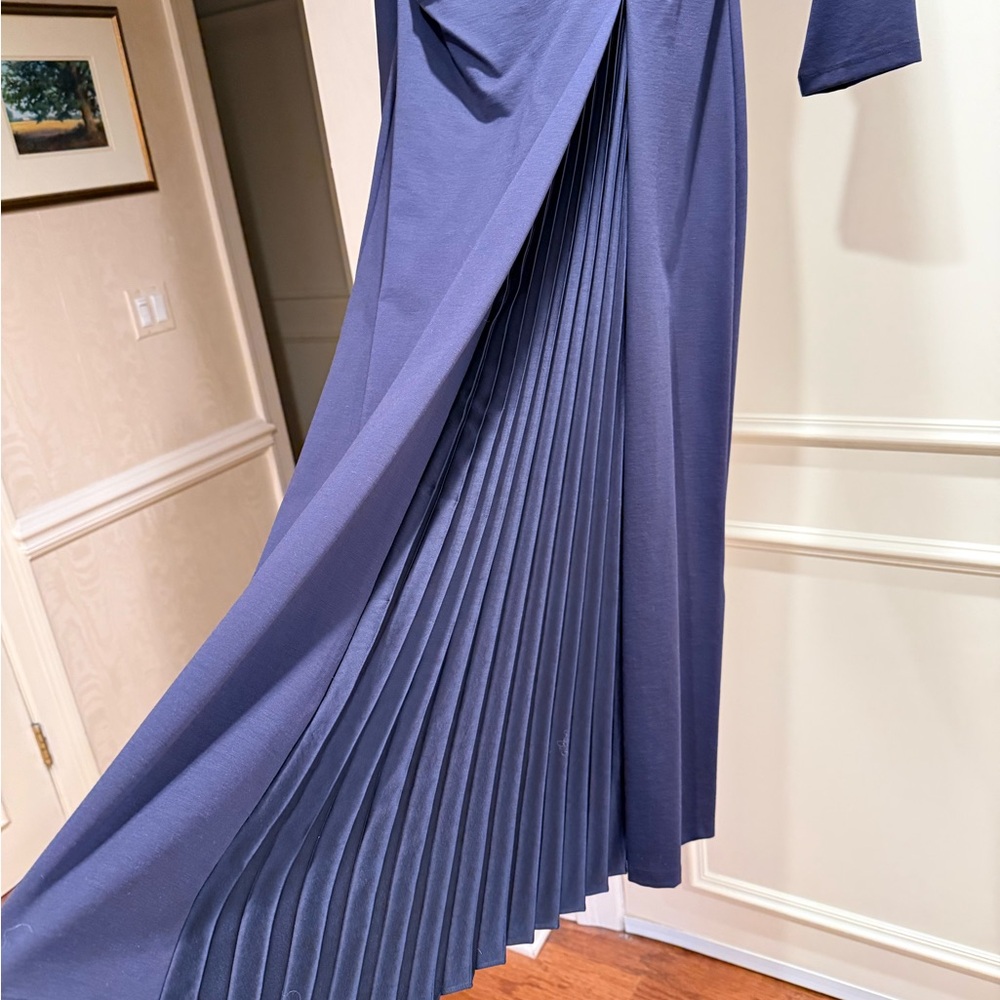 Weekend Max Mara navy jersey midi dress NWOT - Picture 3 of 6